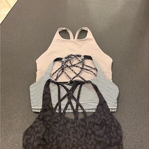 lululemon athletica Women's Tops in Black, Gray, and light purple